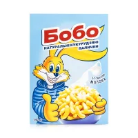 Maisstäbchen - Bobo, mit Milchgeschmack, süß, 140 g    