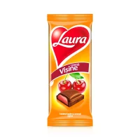 Milchschokolade mit Sauerkirschfüllung, Laura, 92 g