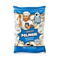 Pelmeni, Teigtaschen - s'Drusjami, mit Schwein und Jungbullenfleisch, 900 g