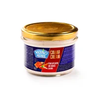 Паста с икрой мойвы и кусочками копчёного лосося, Mono More, 160 г