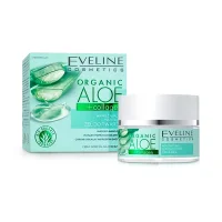 Крем-гель для лица - Увлажняюще-матирующий , Organik Aloe + Kollagen, Eveline, 50 мл