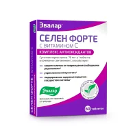 Селен форте, с витамином С, Эвалар, 60 таблеток