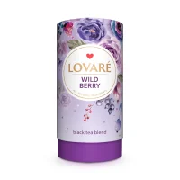 Schwarzer Tee - Wildbeeren, in Tube, Lovare, 80 g