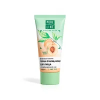 Скраб для лица - Очищающий, с косточками абрикоса, Pure Line, 50 мл