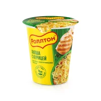 Лапша быстрого приготовления - Роллтон, с курицей, 70 г