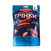 Гренки ржаные - До Бочкового, со вкусом чеснока, 130 г