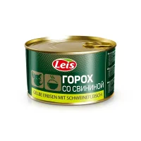 Каша гороховая со свининой, Leis, 525 г