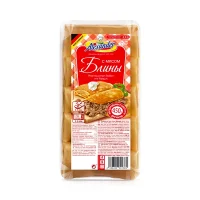 Bliny, Pfannkuchen Rollen mit Schweine- und Rindfleischfüllung, handgemacht, Alexander, 450 g