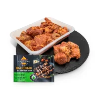 Schaschlik aus Schweinenacken, in milder Kefir-Marinade, 1 kg