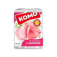 Schmelzkäse mit Schinken, 40 % Fett, Komo, 75 g