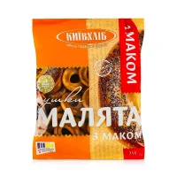 Mini-Kringelgebäck - Maljata, mit Mohn, Kyiwhlib, 250 g    