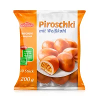 Piroshki, Teigtaschen, mit Weißkohl, Dovgan, 200 g