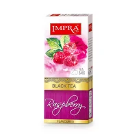 Schwarzer Tee, mit Himbeergeschmack, Impra, 25 x 2 g    
