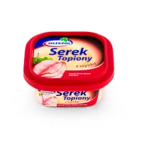 Schmelzkäse, mit Schinken, Mlekpol, 100 g