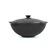 Kasan aus Gusseisen, Deckel aus Aluminiumguss, Flacher Boden, Ø 37 cm, 8 L