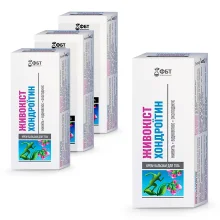 Крем-бальзам для тела - Живокост, хондроитин, 75 мл х 4 шт. 