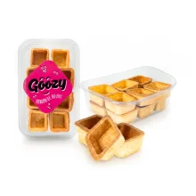 Тарталетки квадратные, из песочного теста, без начинки, Goozy, 170 г