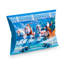 Geschenkbox - 5 Stück - Neujahrsdreispann, Karton, 19 x 14 x 4 cm