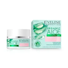 Крем-гель для лица - Увлажняюще-матирующий , Organik Aloe + Kollagen, Eveline, 50 мл Крем-гель для лица - Увлажняюще-матирующий , Organik Aloe + Kollagen, Eveline, 50 мл