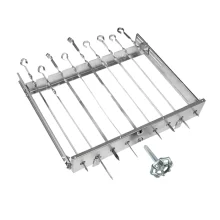 Grillaufsatz für 9 Spieße, mit Drehvorrichtung - Sesam, ohne Motor, ohne Spieße Grillaufsatz für 9 Spieße, mit Drehvorrichtung - Sesam, ohne Motor, ohne Spieße