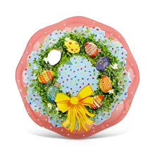 Oster-Eierhalter für 8 Eier - Ostern, Glas, Ø 21 cm