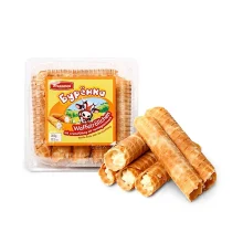 Waffelröllchen - Burjonka, mit Vanillecreme, 300 g