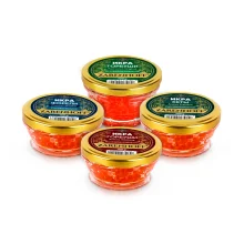 Набор красной икры Zarenhoff 4 х 100 г