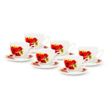 Teeservice - Mohnblumen, 6 х 370 ml