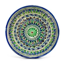 Lagan - Risсhtan, tief, auf Bein, Keramik, Handarbeit, Muster MIX, Ø 23 cm