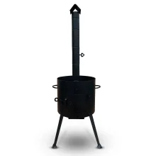 Feueroffen - KazanoFF, mit abnehmbarem Ofenrohr, für Kasan 10 Liter,  Ø 36 см 