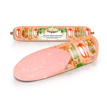 Колбаса - Русская, нежно-копчёная, свиная, Lackmann, 600 г