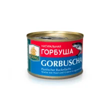 Pazifischer Buckellachs Gorbuscha in eigenem Saft, Bering, 245 g