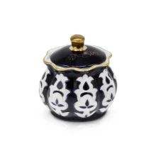 Zuckerdose - Pachta in Gold, Porzellan, 420 ml