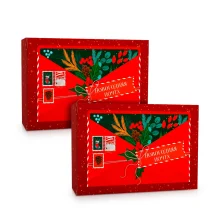 Geschenkkarton - Neujahrspost, Karton, 16 x 23 x 7,5 cm, 2 St.