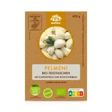 Bio-Teigtaschen, mit Kartoffeln und Rostzwiebeln, vegan, MirBio, 400 g