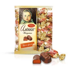 Schokokonfekt - Aljonka, mit Creme-Brülee-Geschmack, 250 g