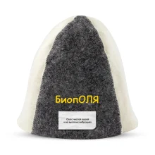 Saunamütze - BiopOLYa, Farbe weiß, grau