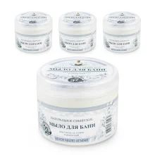 Белое мыло Агафьи для ухода за телом и волосами, 500 мл х 4 шт.  Белое мыло Агафьи для ухода за телом и волосами, 500 мл х 4 шт.