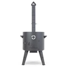 Feuerofen Utschak Ø 44 cm mit Abzugsrohr, für Kasan 16 l, Thermometer,