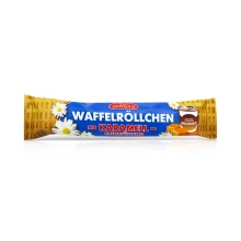 Waffelröllchen mit Karamellcremefüllung, Dovgan, 45 g