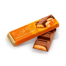 Schokoriegel, mit Karamellcremefüllung, Roshen, 40 g