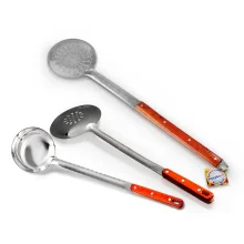 Набор - Шумовка 64 см, шумовка 47 см, поварешка 48 см