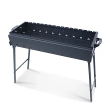 Klappbarer Grill SchaschlykOFF 90 für 16 Spieße, Stahl 2 mm