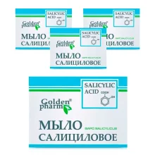 Seife - Salicylsäure, Golden Pharm, 70 g х 4