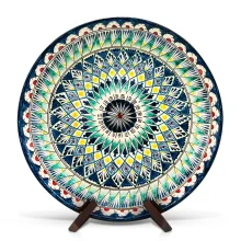 Lagan - Mehrob J4, Risсhtan Keramik, Handarbeit, Ø 37 cm