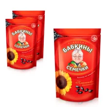 Семечки жареные - Бабкины, 3 х 500 г
