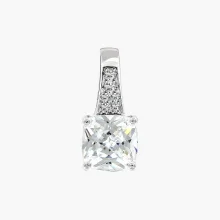 Anhänger, Silber 925°, Zirkonia, 16 mm