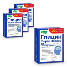 Glycin forte, Evalar, 80 Tabletten х 4