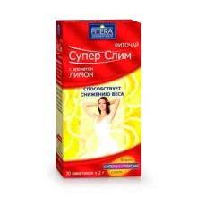 Phytotee - Super Slim, mit Zitrone, 30 Beutel x 2 g