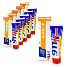 Gel - Körperbalsam, mit Bienengift für Körper, 911+, 100 ml х 6